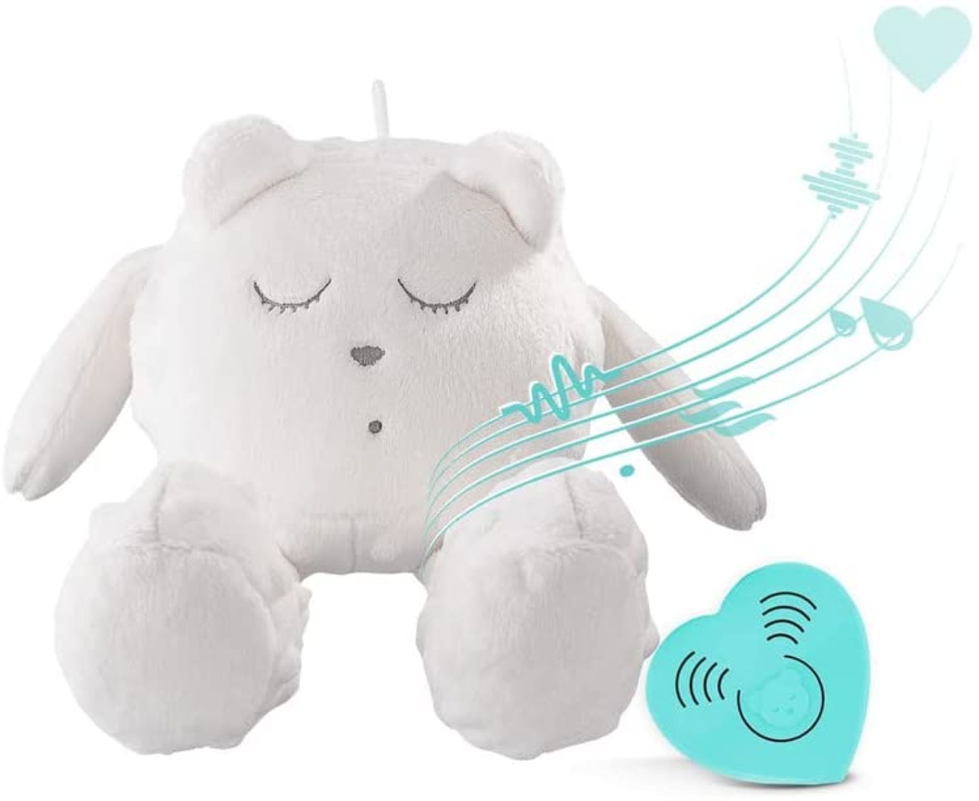 myHummy Snoozy Ecru Sleep Sensor | White Noise Baby Sleep Aid RRP £39.99