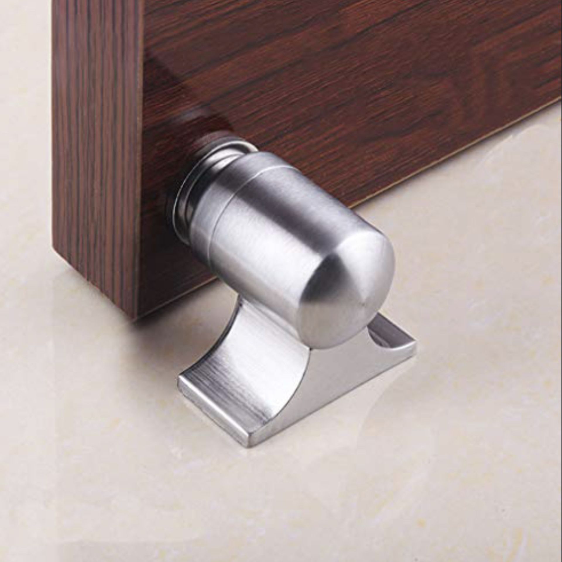 Door Stopper Stainless Steel Magnetic Stoppers, Set of 3 RRP £38