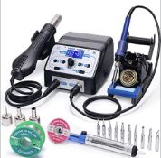 YIHUA 938BD+ Soldering Iron Station & Hot Air Rework Station 2 in 1 RRP £99.99