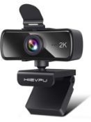 Hiievpu 2K Webcam With Microphone For PC & Laptop, set of 4 RRP £92