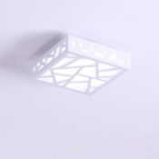 LED Ceiling Lights Flush Square - White Ceiling Light Modern Design Cool White 6000K