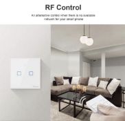 Set Of 2 SONOFF Smart Light Switch,WiFi Touch Wall Light Switches RRP £22.99 Each
