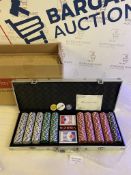 Display4top Texas Holdem Poker Chips Set with Aluminum Case RRP £44.99