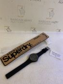 Superdry Mens Analogue Quartz Watch With Silicone Strap