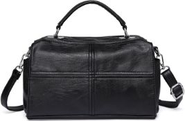 Cross Body Bag for Women,VASCHY Fashion Vegan Leather Handbag