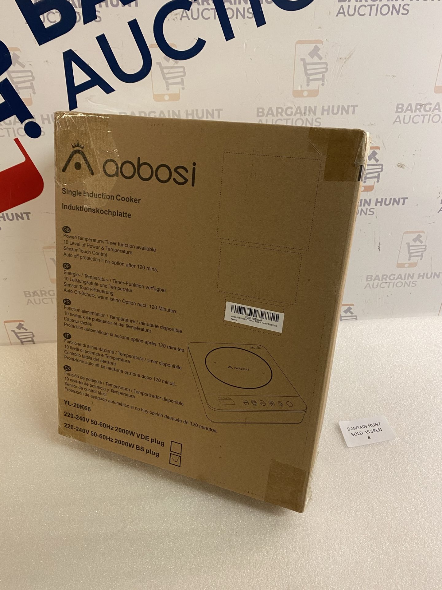 Aobosi Induction Hob,Portable Induction CookerRRP £70 - Image 2 of 2