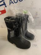 Knixmax Winter Snow Boots Fur Lined Size 9 UK