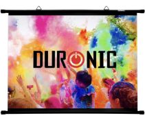 Duronic Simple Bar Wall Mountable HD Projector Screen RRP £35.99