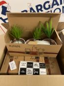 RRP £90 6 Packs of Kitzini Artificial Succulents Boho Decor – 3 Faux Succulents Plants Artificial