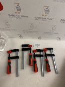 Heavy Duty F Clamps Woodworking Bar Clips Pack of 4