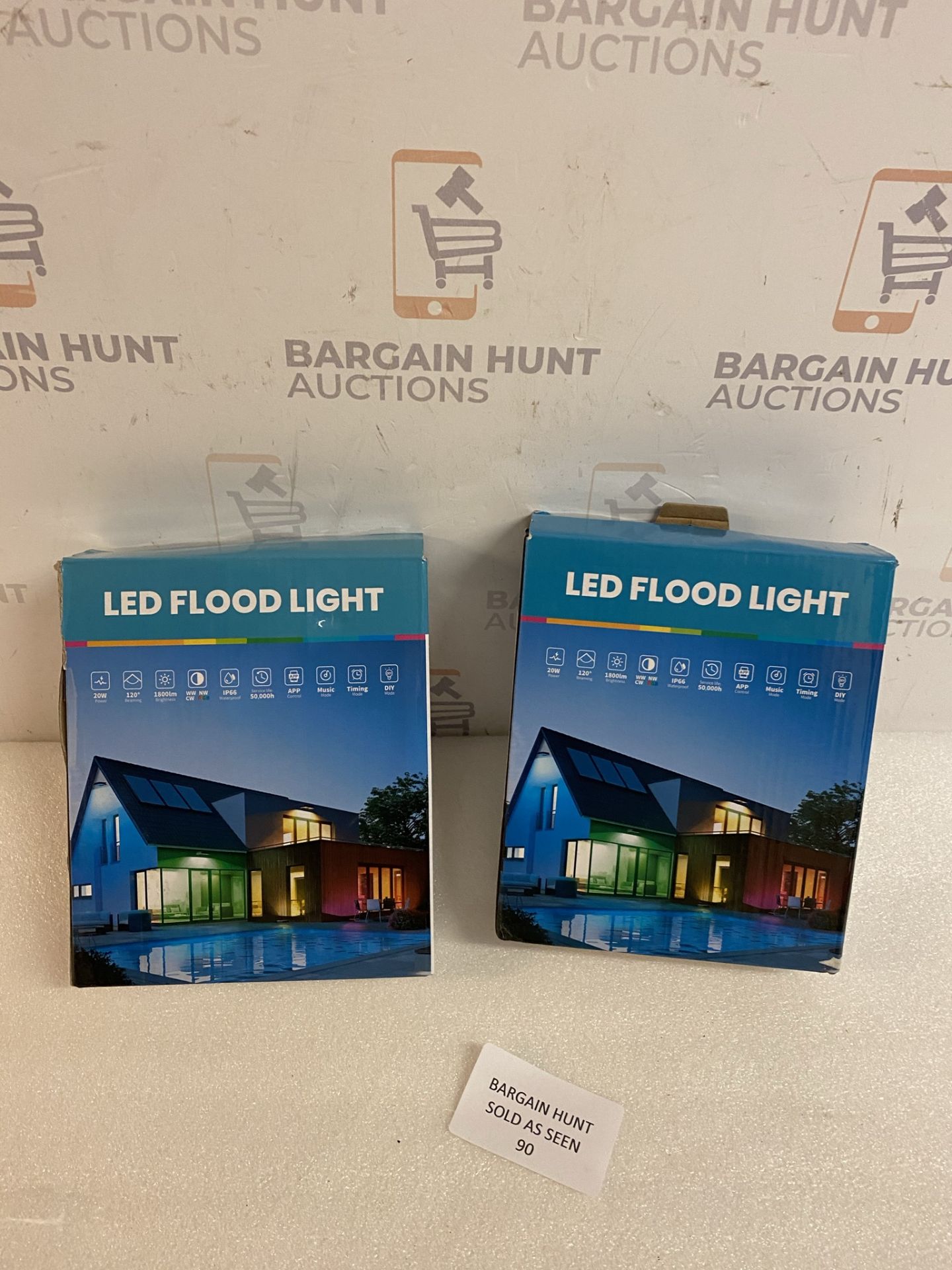 Set of 2 RGB Flood Light, RGB Spotlight