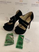 OCHENTA Women's Peep Toe Platform High Heel Sandal Pumps Size 230 RRP £45.99