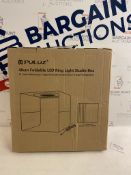 Puluz Foldable LED Ring Light Studio Box