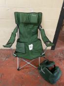 Folding Chair, Sportneer Camping Chair with Cup Holders, Pillow and Armrests RRP £30