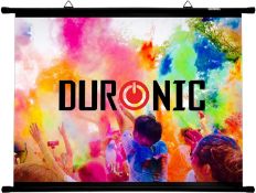 Duronic BPS60/43 Simple Bar Wall Mountable HD Projection Screen Screen – 60” -4:3 Matte White