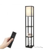 Tomshine Remote Control Floor Lamp with Shelves RRP £69.99