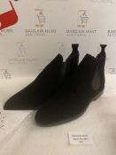 Mens Chelsea Boots Suede Boots Ankle Boots High-Top Pointed Mens Boots, Size 42 RRP £42.99