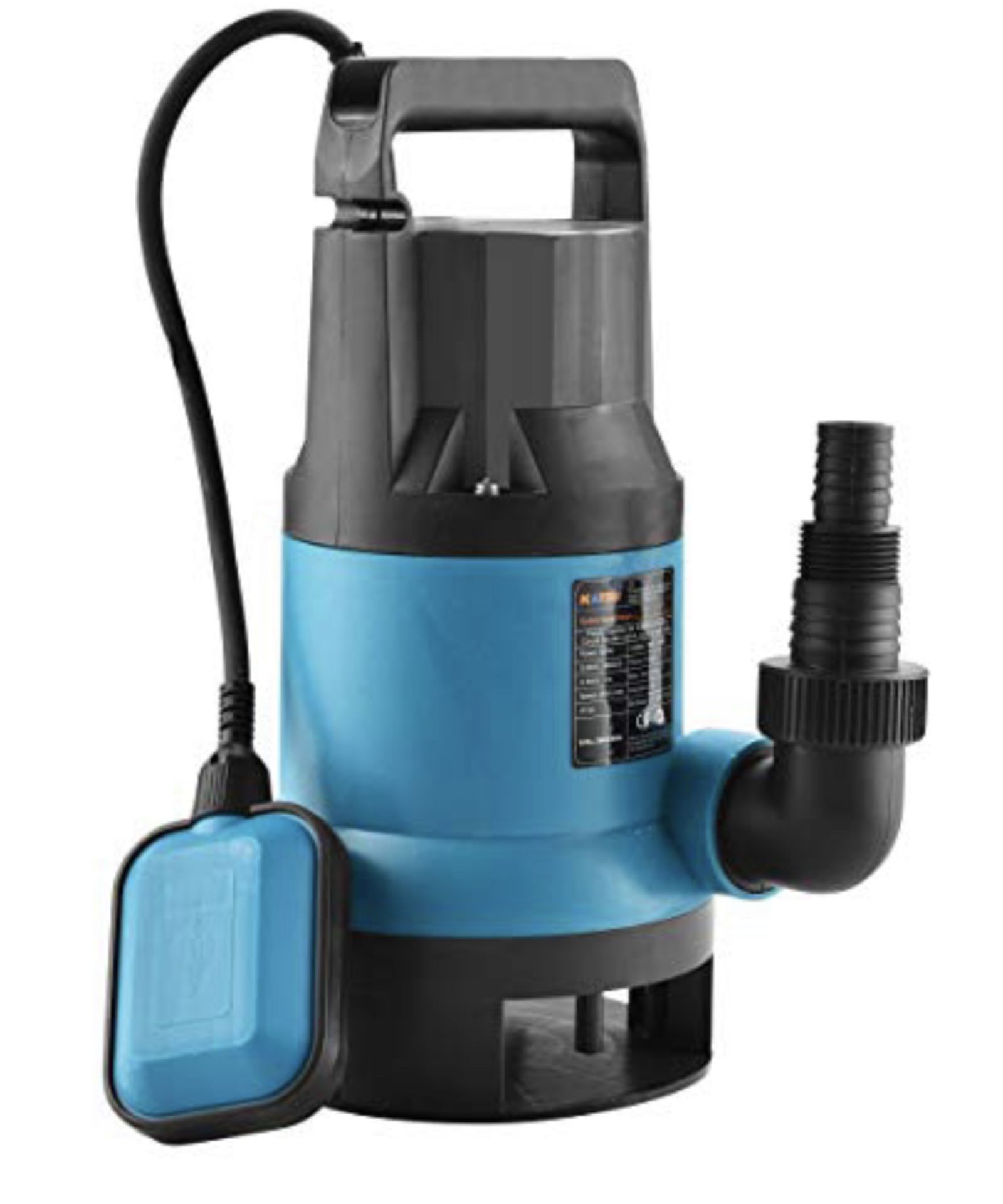 KATSU 400W Portable Submersible Pump for Clean and Dirty Water for Garden Pond RRP £44.99