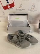 Ladies Grey Lace Shoe Size 36