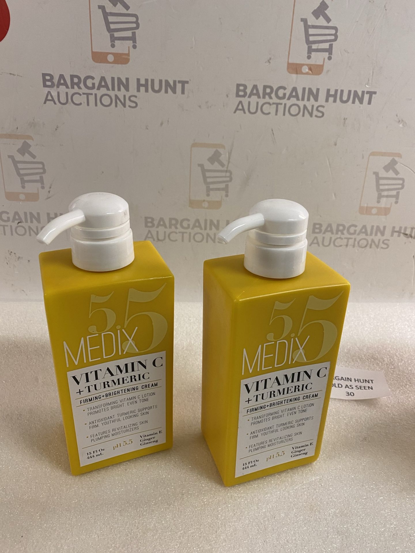 Set of 2 Medix 5.5 Vitamin C Cream with Turmeic for Face and Body RRP £50