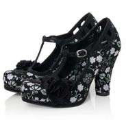 Ruby Shoo Valerie Platform T-Bar Court Shoes, UK 5 RRP £60