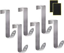 Over Door Hooks, 11 Packs RRP £88 (Colour/ shape may vary, image for illustration only)