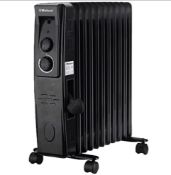 Belaco Oil Filled Radiator 11 Fins Portable Electric Heater RRP £62.99