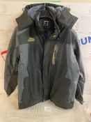 R RUNVEL Men's Waterproof Fleece Jacket Windproof Winter Coats RRP £52.99