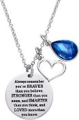 RRP £180, set of 15x LParkin You are Braver Than You Believe Awareness Necklace in Gift Box