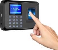 Fingerprint Attendance Machine, Intelligent Biometric Attendance Time Clock Recorder RRP £41.99