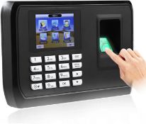 Fingerprint Attendance Machine USB Biometric Time Clock Recorder RRP £90