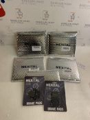 MEXITAL 5 Sets of Motorbike Brake Pads Front and Rear