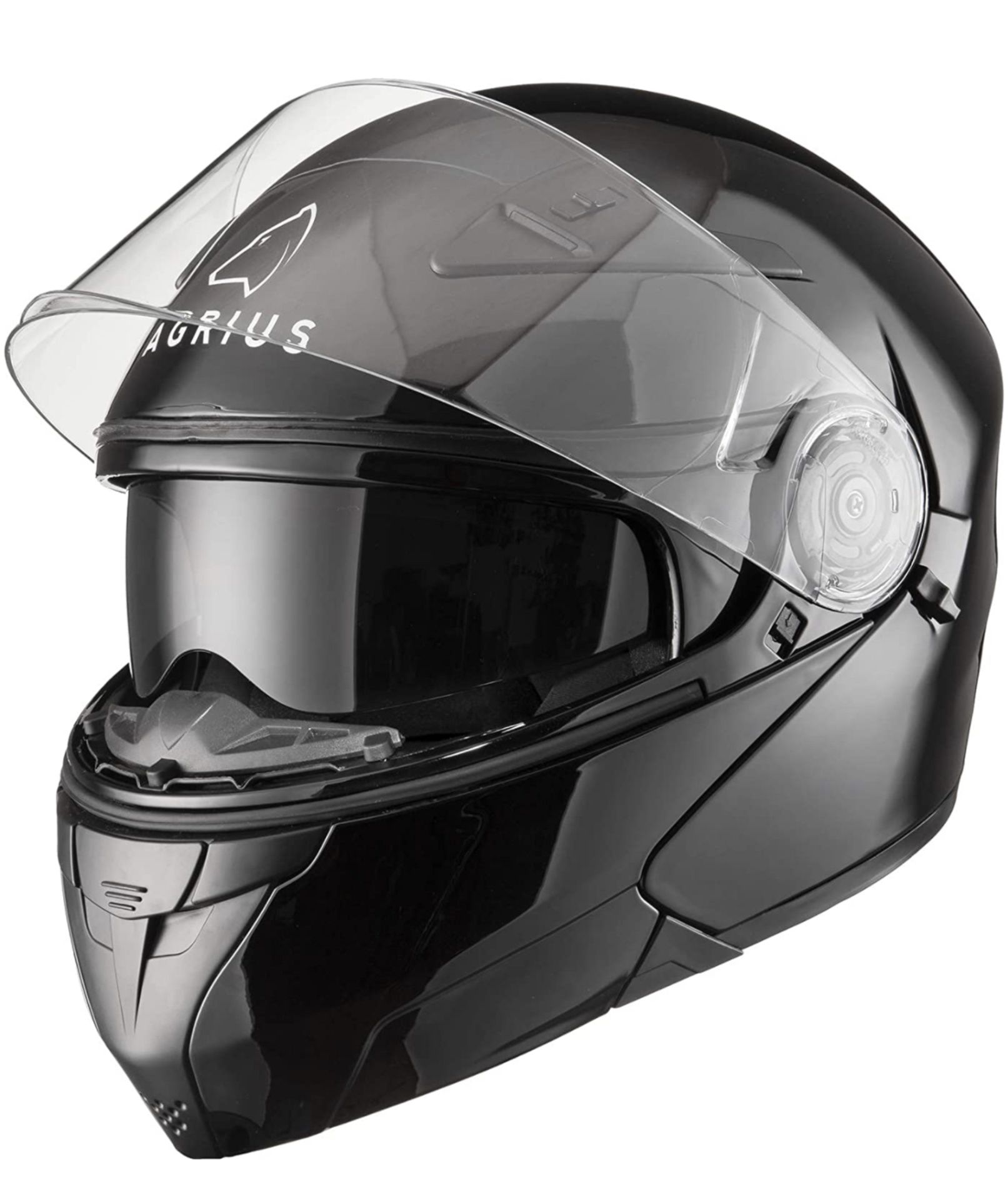 Agrius Fury Flip Front Motorcycle Helmet, XL RRP £69.99