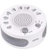 RRP £78 Set of 3 x Aurtec Sleep White Noise Machine, 9 Shooting Natural Sounds Theropy