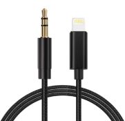 Lightning AUX Cord for Iphone, Set of 9 RRP £90