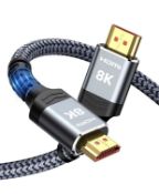 HDMI Cable 2m 8K Cables, Set of 4 RRP £44