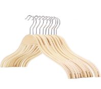 Tebery set of 30 Wooden Clothes Hangers RRP £39