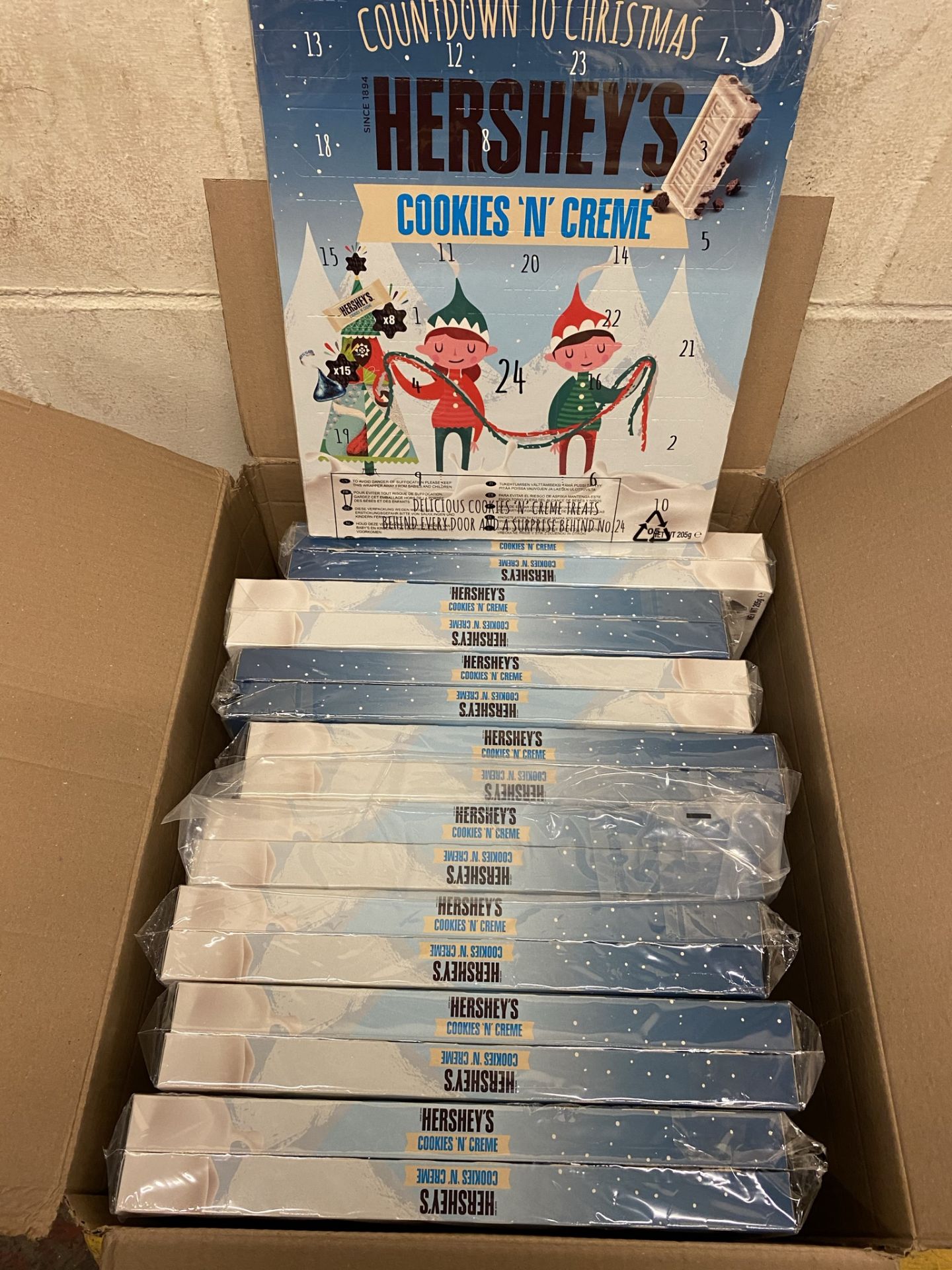 Hershey's Cookies N' Crème Chocolate Advent Calendar, 18 Packs