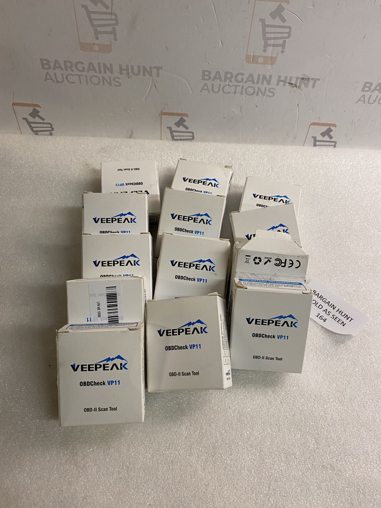 RRP £182 Set of 13 x Veepeak Mini Bluetooth OBD II EOBD Scanner, RRP £14 Each - Image 2 of 2