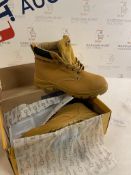 Black Hammer Mens Leather Safety Boots Steel Toe Cap Work Shoes, 9 UK RRP £37.99