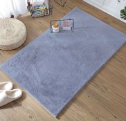 Collection of 4 HEQUN Faux Sheepskin Area Rug RRP £104
