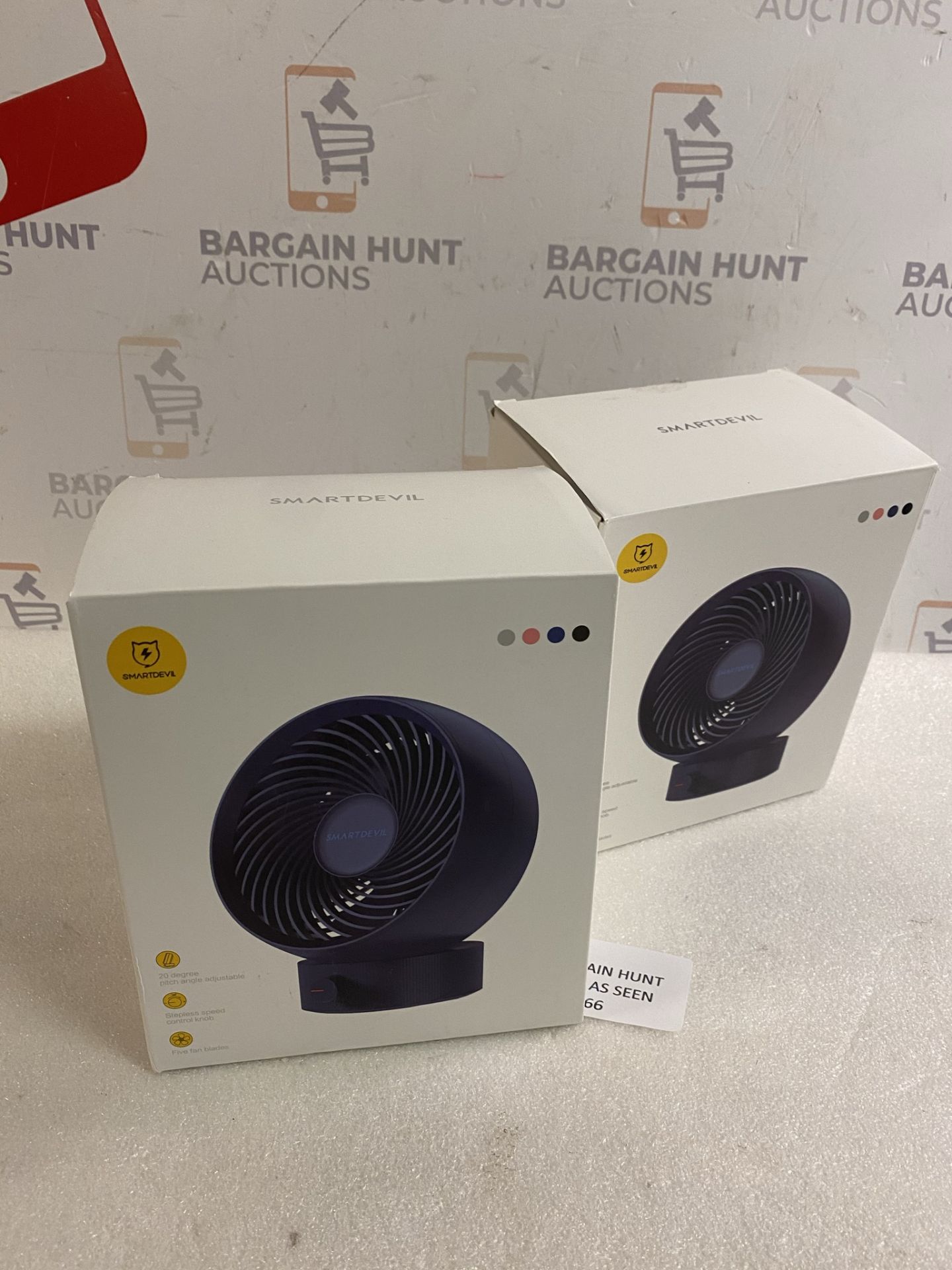 Smart USB Desk Fans, Set of 2 RRP £40