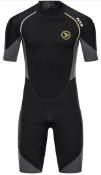 ZCCO Men's Shorty Wetsuit Premium Neoprene for Scuba Diving Snorkeling, XL RRP £34.99