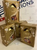 Collection of 4 Lindt LINDOR Choclate