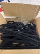 K-One Black Velvet Hangers pack of Approximately 50 pcs