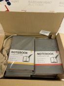 Ruled Lined Artificial Leather Notebooks with Premium Paper, Set of 20 RRP £140