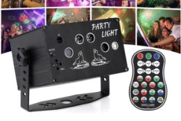 Tobeape Disco Lights Party Lights RGB Stage Effects Lights with Remote Control