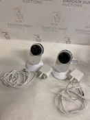 YI Home Security Camera Set of 2, WiFi Indoor IP Camera with Night Vision