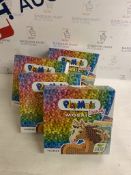 PlayMais Trendy Mosaic Horse Creative Craft Kits, Set of 4 RRP £60