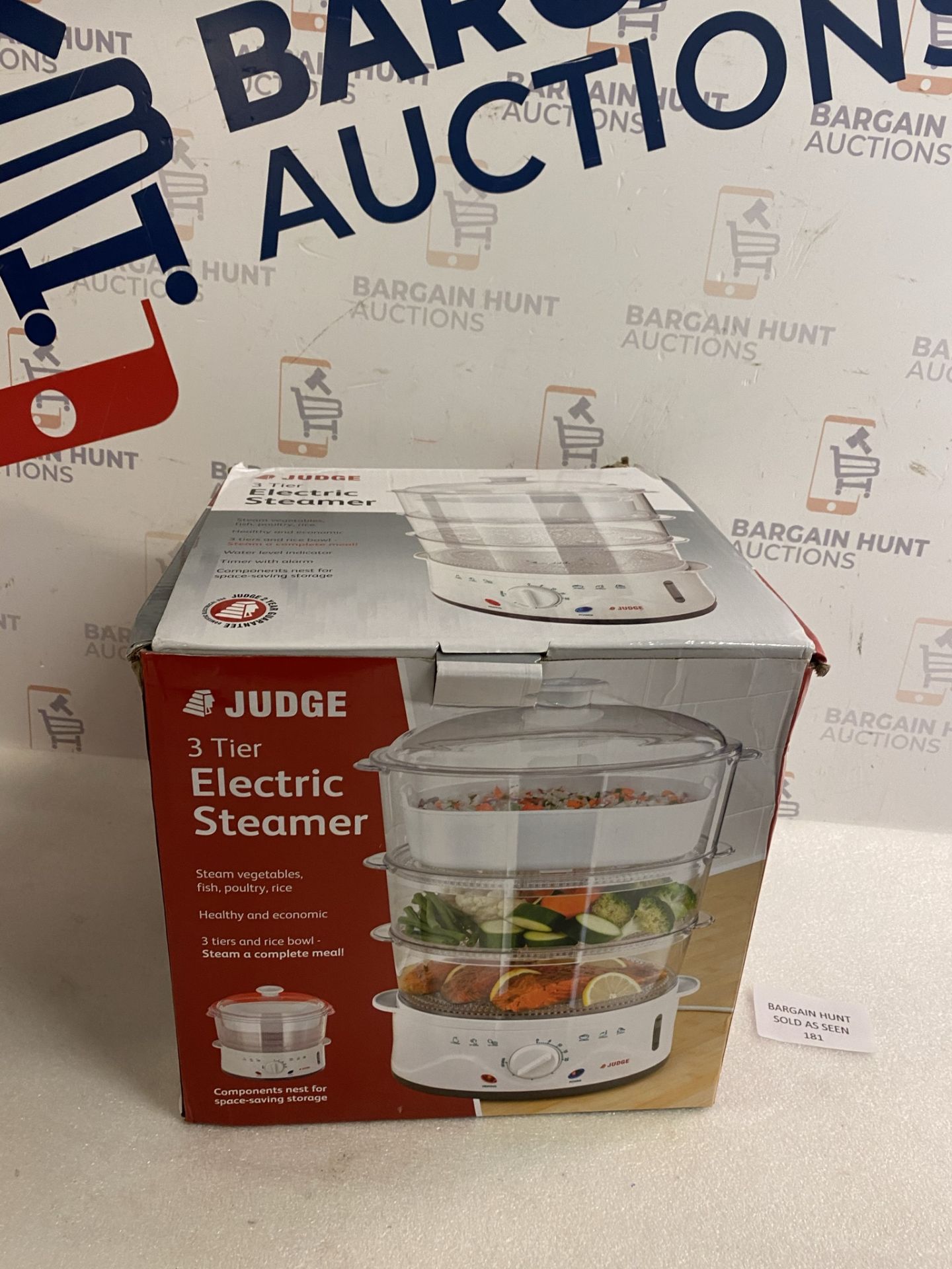 Judge 3 Tier Electric Steamer RRP £37.99